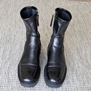 Black Zara Woman's Boots Size 36